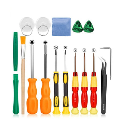 Ensemble d'outils de tournevis de réparation de console de jeu 17 en 1 pour commutateur NS