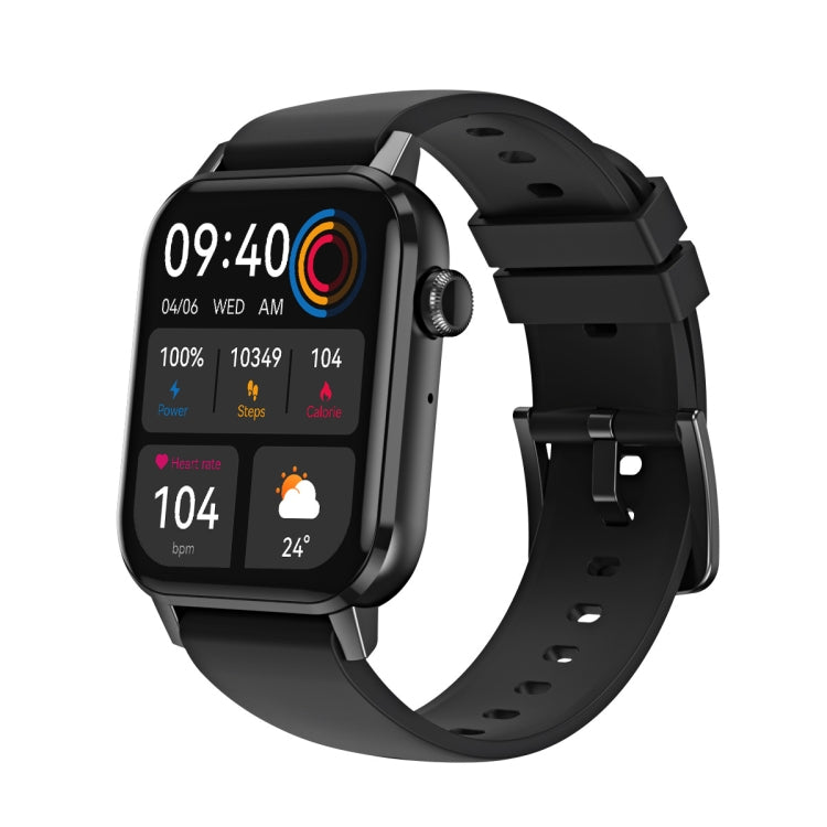 Montre intelligente multifonctionnelle de surveillance de la fréquence cardiaque HD6 1,69 pouces, Noir, Argent, Rose, Vert clair, Vert