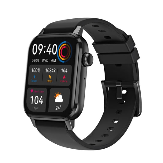 Montre intelligente multifonctionnelle de surveillance de la fréquence cardiaque HD6 1,69 pouces, Noir, Argent, Rose, Vert clair, Vert