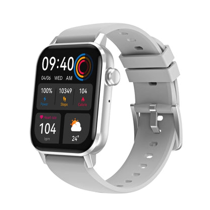 Montre intelligente multifonctionnelle de surveillance de la fréquence cardiaque HD6 1,69 pouces, Noir, Argent, Rose, Vert clair, Vert