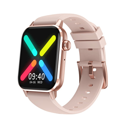 Montre intelligente multifonctionnelle de surveillance de la fréquence cardiaque HD6 1,69 pouces, Noir, Argent, Rose, Vert clair, Vert