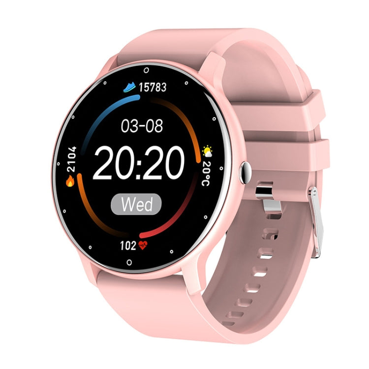 Montre intelligente podomètre de surveillance de la fréquence cardiaque ZL02, Silicone Band (Blue), Silicone Band (Black), Silicone Band (Pink), Silicone Band (Yellow)