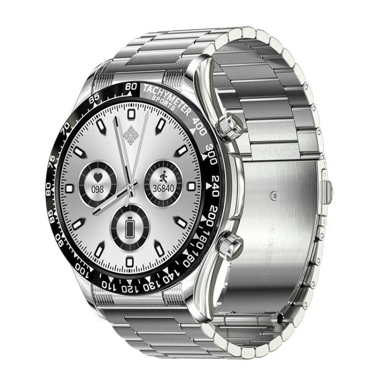 LOANIY E18 Pro Montre d'appel Bluetooth intelligente avec fonction NFC, Gold Silicone, Black Leather, Gold Leather, Black Silver Steel, Green Silver Steel