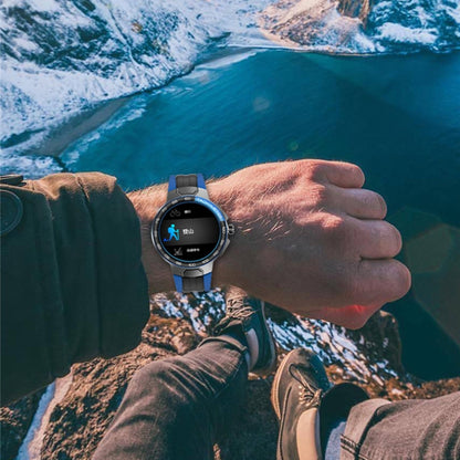 Wearkey E15 Montre intelligente à écran tactile de surveillance de la fréquence cardiaque de 1,28 pouce, Bleu, Silver Gray, Orange