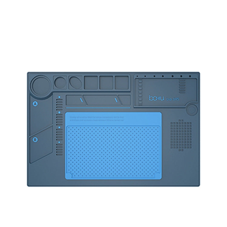 BAKU BA-695 2 en 1 TPR + Silicone ordinateur téléphone réparation bureau tapis résistant à la chaleur tapis isolant