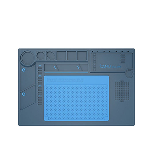 BAKU BA-695 2 en 1 TPR + Silicone ordinateur téléphone réparation bureau tapis résistant à la chaleur tapis isolant