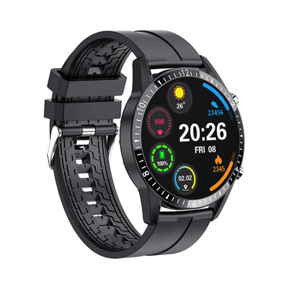 Montre de surveillance de la fréquence cardiaque/pression artérielle/oxygène sanguin I9 1,3 pouces, Black, Red, Orange, Green, Black Leather, Brown Leather, Black Steel, Silver Steel