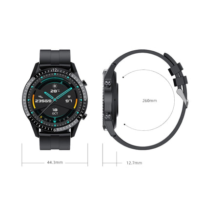 Montre de surveillance de la fréquence cardiaque/pression artérielle/oxygène sanguin I9 1,3 pouces, Black, Red, Orange, Green, Black Leather, Brown Leather, Black Steel, Silver Steel