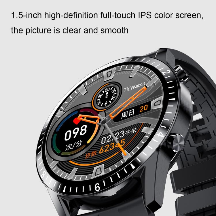 Montre de surveillance de la fréquence cardiaque/pression artérielle/oxygène sanguin I9 1,3 pouces, Black, Red, Orange, Green, Black Leather, Brown Leather, Black Steel, Silver Steel