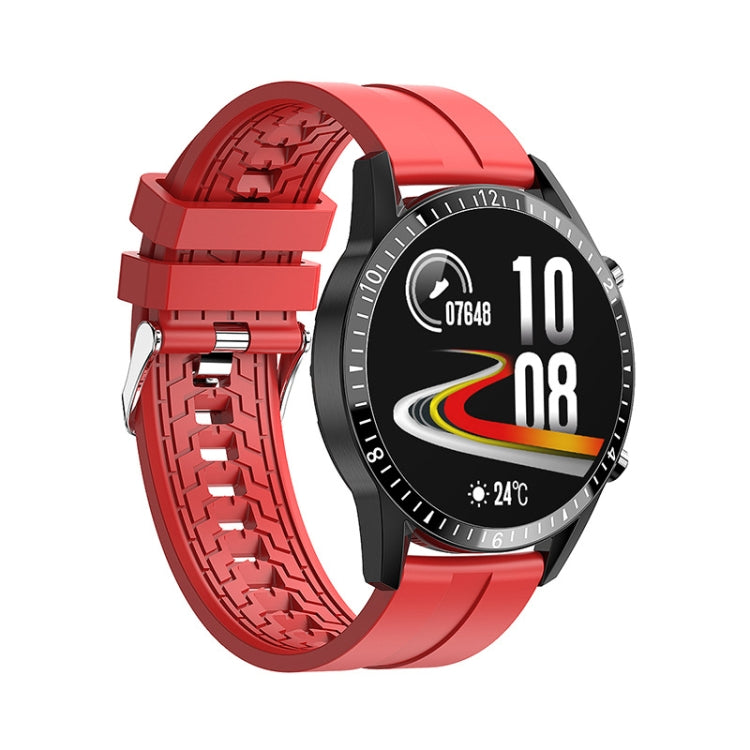 Montre de surveillance de la fréquence cardiaque/pression artérielle/oxygène sanguin I9 1,3 pouces, Black, Red, Orange, Green, Black Leather, Brown Leather, Black Steel, Silver Steel