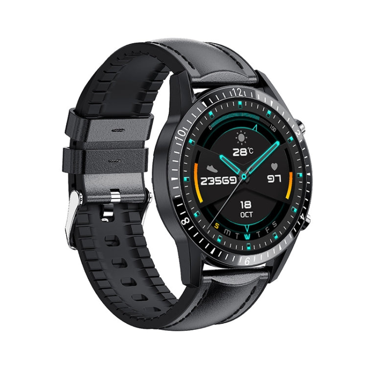 Montre de surveillance de la fréquence cardiaque/pression artérielle/oxygène sanguin I9 1,3 pouces, Black, Red, Orange, Green, Black Leather, Brown Leather, Black Steel, Silver Steel