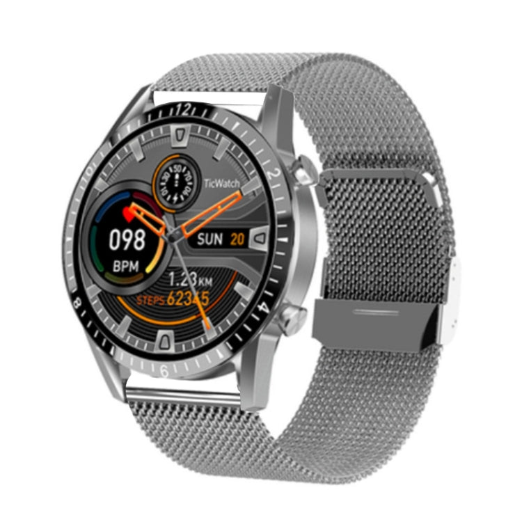 Montre de surveillance de la fréquence cardiaque/pression artérielle/oxygène sanguin I9 1,3 pouces, Black, Red, Orange, Green, Black Leather, Brown Leather, Black Steel, Silver Steel
