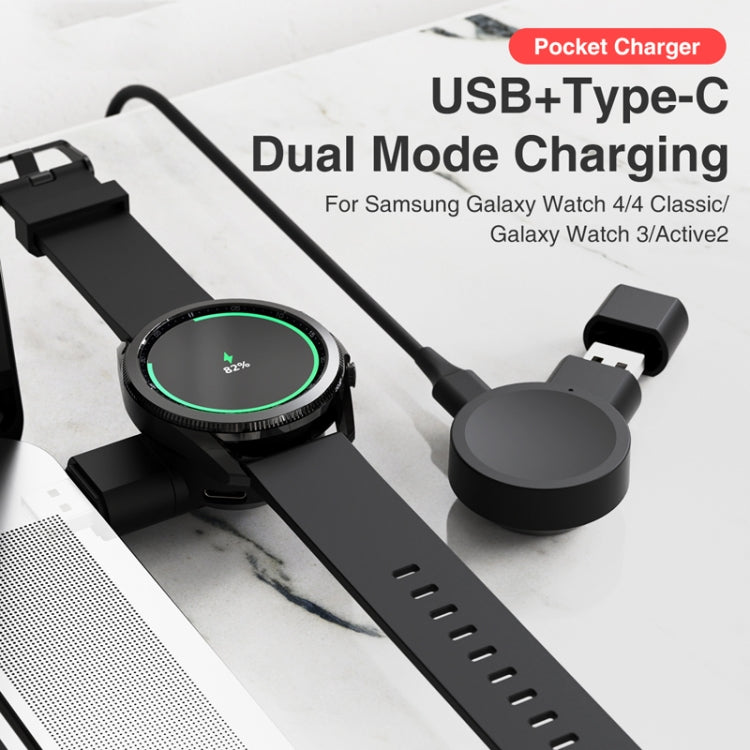 Pour Samsung Galaxy Watch 4/3 USB Mini chargeur de montre portable
