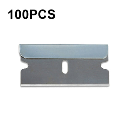 Film de voiture A25 pour écran de téléphone portable, outil auxiliaire, lame simple face en acier inoxydable, 100 pièces
