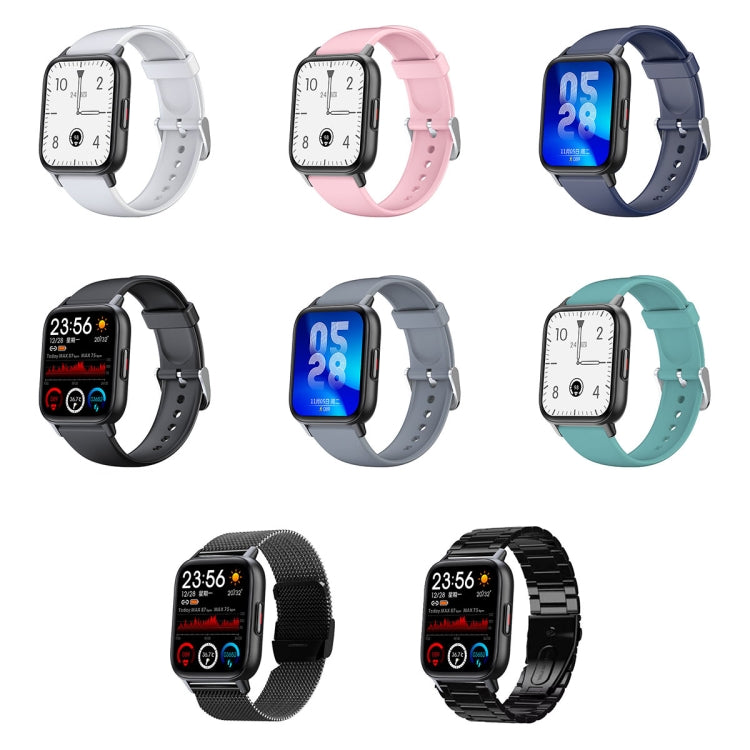 QS16Pro Montre intelligente étanche de surveillance de la santé de 1,69 pouces, prend en charge la détection de la température corporelle, White, Pink, Blue, Black, Silver Gray, Green, Black Steel, Thick Black Steel