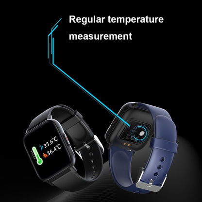 QS16Pro Montre intelligente étanche de surveillance de la santé de 1,69 pouces, prend en charge la détection de la température corporelle, White, Pink, Blue, Black, Silver Gray, Green, Black Steel, Thick Black Steel