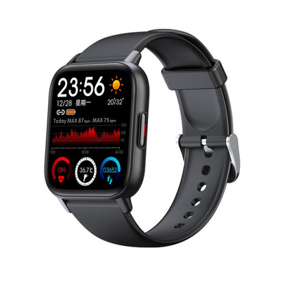 QS16Pro Montre intelligente étanche de surveillance de la santé de 1,69 pouces, prend en charge la détection de la température corporelle, White, Pink, Blue, Black, Silver Gray, Green, Black Steel, Thick Black Steel
