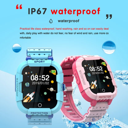 DF75 1,4 pouces 4G GPS Positionnant la montre d'appel intelligente étanche pour enfants avec fonction SOS