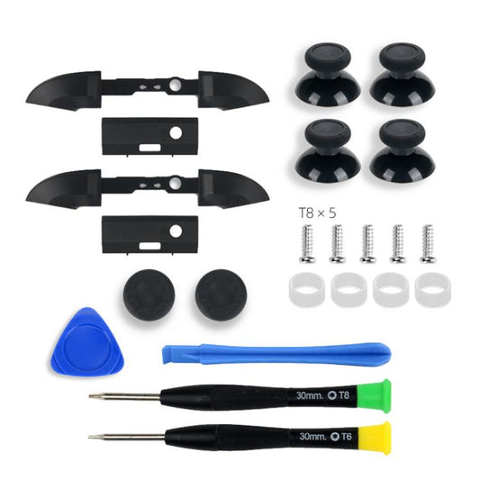 Kit de réparation pour manette Xbox Series X comprenant les gâchettes LB et RB, le joystick C et les outils d'ouverture, 10 In 1, 23 In 1, 11 In 1