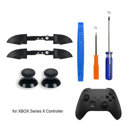Kit de réparation pour manette Xbox Series X comprenant les gâchettes LB et RB, le joystick C et les outils d'ouverture, 10 In 1, 23 In 1, 11 In 1