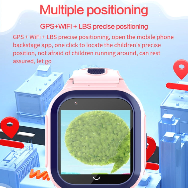 DF70 1,4 pouces 4G GPS + WIFI + LBS positionnant les enfants appelant la montre avec la fonction SOS, Pink, Blue, Black