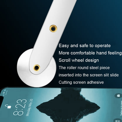 Outil de suppression d'écran de Type rouleau tablette téléphone portable écran séparation coupe lame en acier