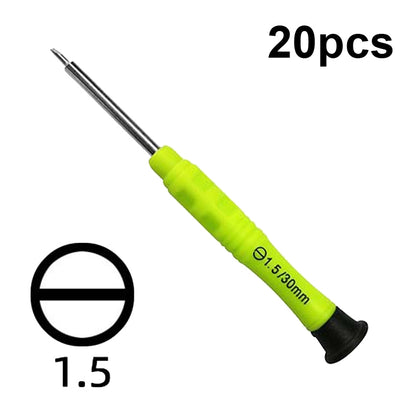 20pcs mini tournevis anti-dérapant outils de maintenance de démontage de téléphone portable