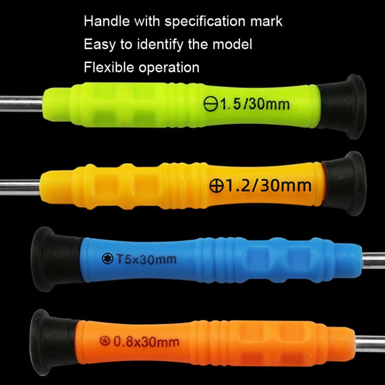 20pcs mini tournevis anti-dérapant outils de maintenance de démontage de téléphone portable