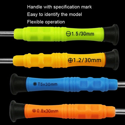 20pcs mini tournevis anti-dérapant outils de maintenance de démontage de téléphone portable