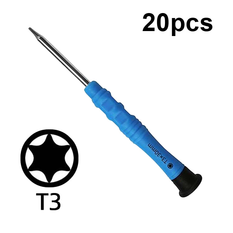 20pcs mini tournevis anti-dérapant outils de maintenance de démontage de téléphone portable