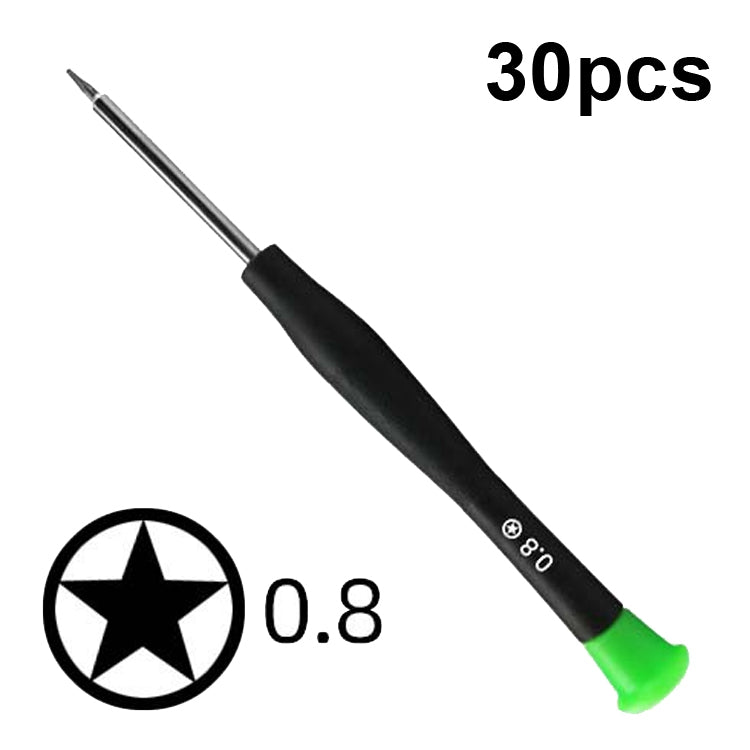 Outil de maintenance d'horloge de téléphone portable numérique de lot de vis de chapeau de couleur de 30pcs