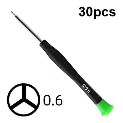 Outil de maintenance d'horloge de téléphone portable numérique de lot de vis de chapeau de couleur de 30pcs