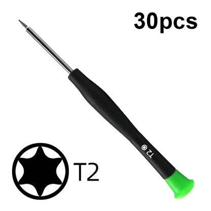 Outil de maintenance d'horloge de téléphone portable numérique de lot de vis de chapeau de couleur de 30pcs