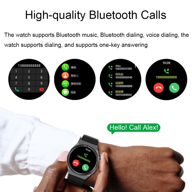 ST5 MAX 1,45 pouces enregistrement intelligent montre de sport étanche montre d'appel de diffusion vocale