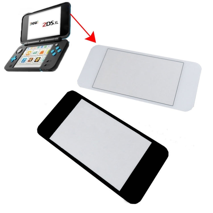 Pour Switch 2DS XL LL protecteur de couverture de miroir d'écran supérieur