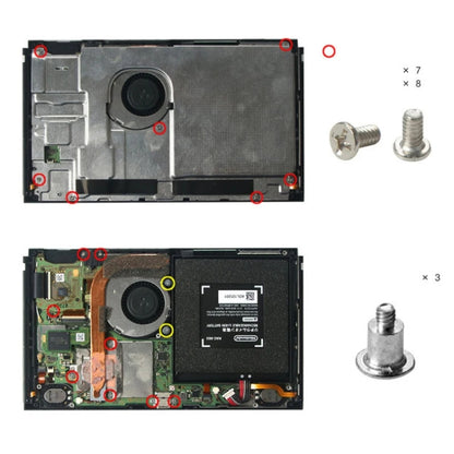 Kit de réparation de remplacement de vis pour Nintendo Switch 40 pièces/ensemble, accessoires de jeu