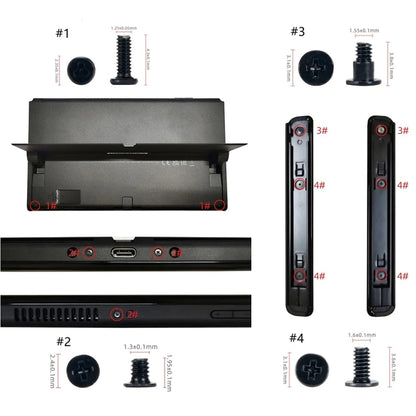 Pour Switch OLED Host 44 en 1, jeu de vis, accessoires de remplacement