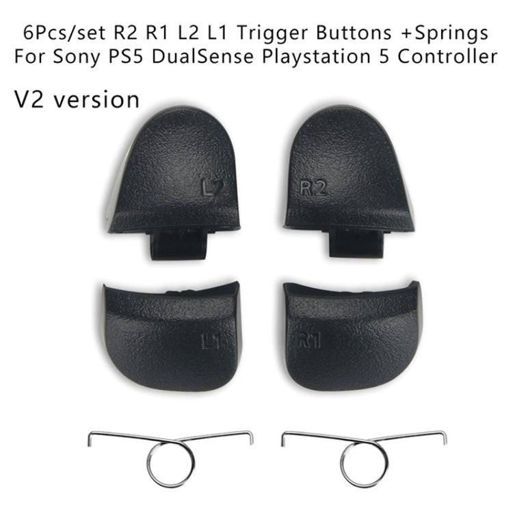 Pour PS5 Controller V2 Version 2sets R2 L2 L1 L2 Boutons Spring DualSense Gamepad Button Set