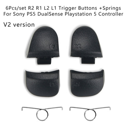 Pour PS5 Controller V2 Version 2sets R2 L2 L1 L2 Boutons Spring DualSense Gamepad Button Set