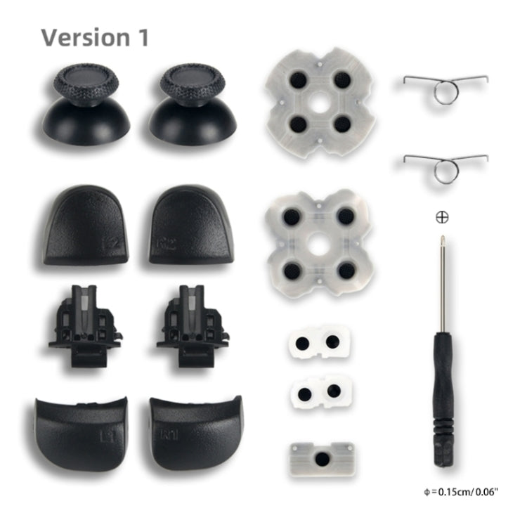 Pour contrôleur PS5 L1 R1 L2 R2 boutons de déclenchement bâton analogique caoutchouc conducteur