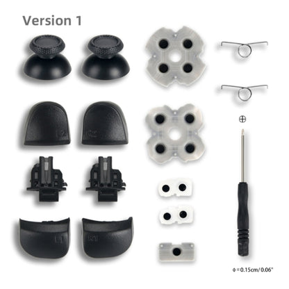 Pour contrôleur PS5 L1 R1 L2 R2 boutons de déclenchement bâton analogique caoutchouc conducteur