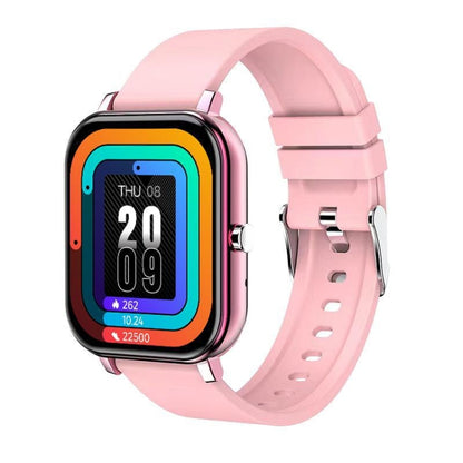 H10 1.69 pouces écran Bluetooth appel montre intelligente, prise en charge de la fréquence cardiaque/pression artérielle/surveillance du sommeil, Black, Pink, Yellow, Grey, Blue Net+Silicone, Black Net+Silicone, Pink Net+Silicone, Gold Net+Silicone    ...