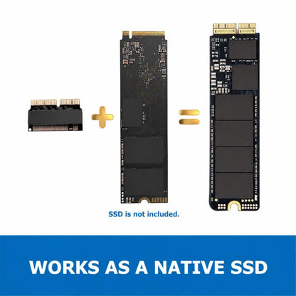 Adaptateur SSD M.2 PCIE NVME pour MacBook Air Pro Retina Mi 2013-2017