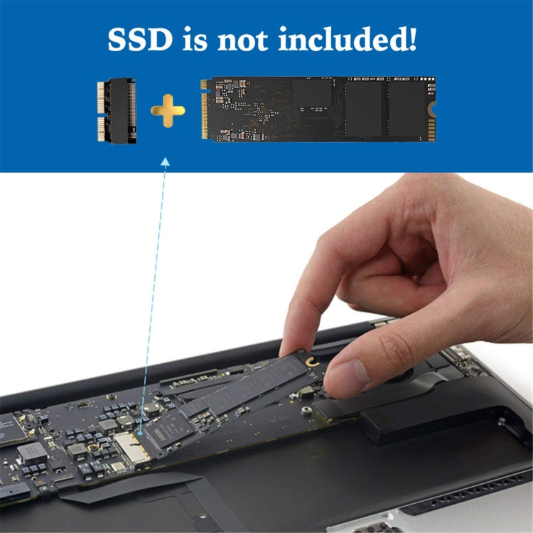 Adaptateur SSD M.2 PCIE NVME pour MacBook Air Pro Retina Mi 2013-2017
