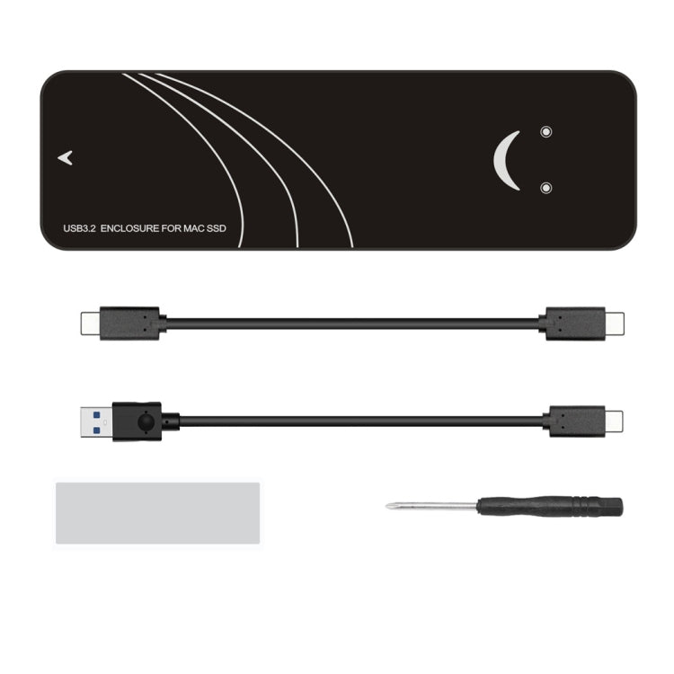 Adaptateur de boîtier SSD USB3.2 vers MAC pour disque dur Macbook Air Pro 2013-2017