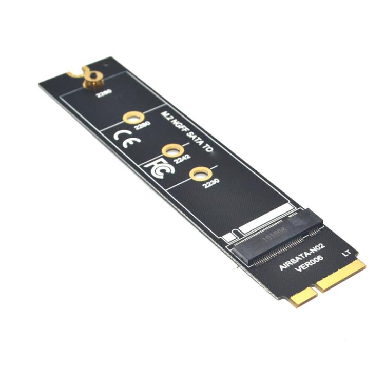 Adaptateur M.2 NGFF SATA vers MAC SSD pour MacBook Air 2012 A1465 A1466