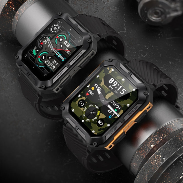 1,83 pouces IP68 étanche Bluetooth appel sport montre intelligente extérieure montre multifonctionnelle à trois épreuves