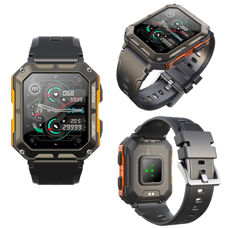 1,83 pouces IP68 étanche Bluetooth appel sport montre intelligente extérieure montre multifonctionnelle à trois épreuves