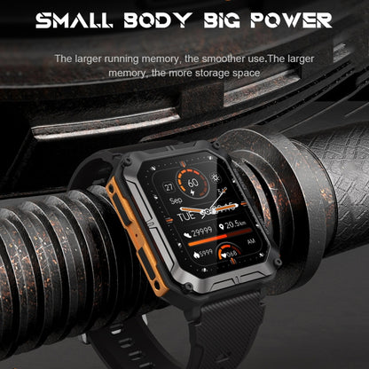 1,83 pouces IP68 étanche Bluetooth appel sport montre intelligente extérieure montre multifonctionnelle à trois épreuves