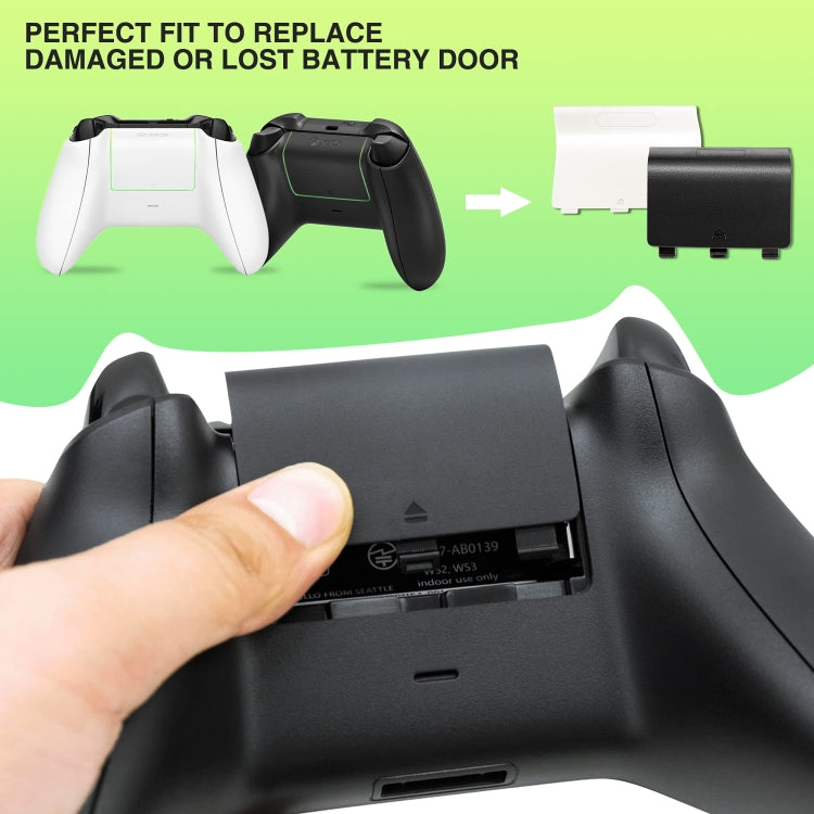 Couvercle de batterie de remplacement pour contrôleur sans fil Xbox One, 5 pièces, portes de batterie